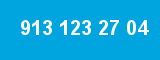 913 123 27 04 913 123 27 04